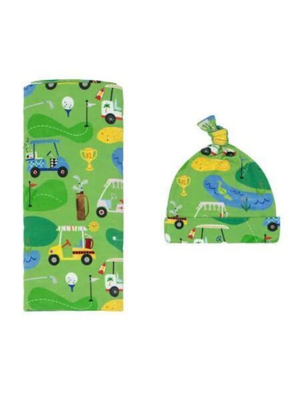 Little Sleepies Fairway Fun Swaddle NIB